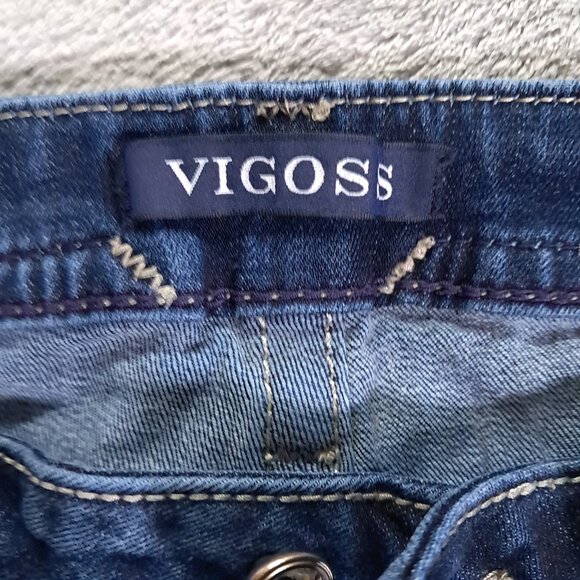 VIGOSS Dublin Boot Cut Jean Women 32x32, Tag 7/8x33 Heritage Fit Embellished - Picture 9 of 16